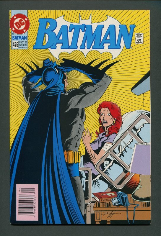 Batman #476 / 9.2 NM-  Newsstand  April 1992