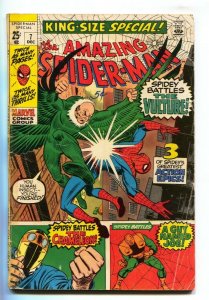 AMAZING SPIDER-MAN ANNUAL #7 comic book-1970-VULTURE--Chameleon G 