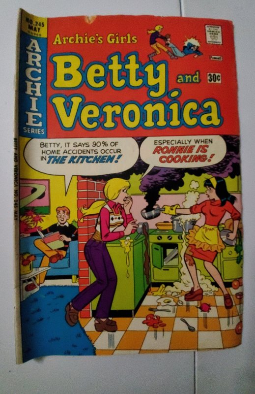 Archie's Girls Betty and Veronica #245 (1976) low grade complete small chip