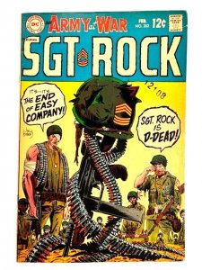 OUR ARMY AT WAR Sgt. Rock 202 VG+ Joe Kubert DC COMICS Feb 1969