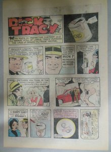 (49/52) Dick Tracy Sunday Pages by Chester Gould from 1975 All Tabloid Size !