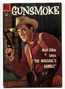 Gunsmoke-Four Color Comics #769 1957-Dell- TV photo cover-FN+