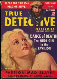 True Detective Mysteries Magazine November 1937