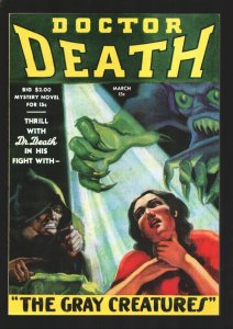 Doctor Death Pulp Replica Edition 3/1935-Weird Menace cover  & story-Pulp rep...