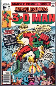 Marvel Premiere #35 3-D Man (1977)