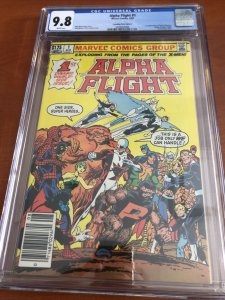 Alpha Flight (1983) # 1 (CGC 9.8 WP) Canadian Price Variants CPV | 1st App Puck