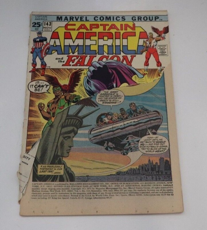 Avengers #143 Iron Man Captain America Thor Vision Scarlet Witch