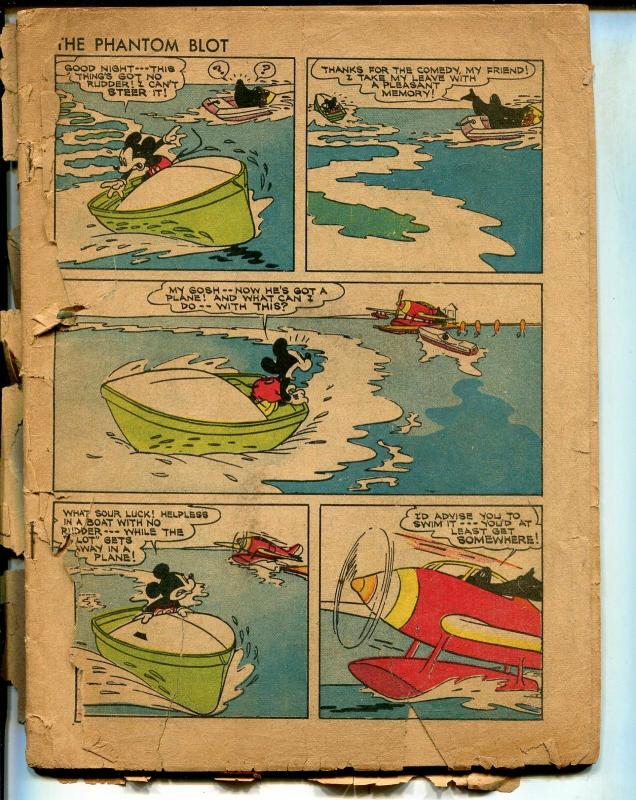 Four Color Comics #16 1941 -Dell-Mickey Mouse-The Phantom Blot-PR