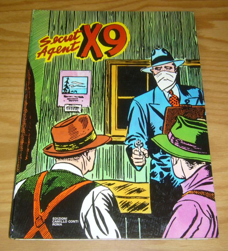 Secret Agent X-9 HC 101 FN hardcover - mel graff 1944-1947 - italian reprint