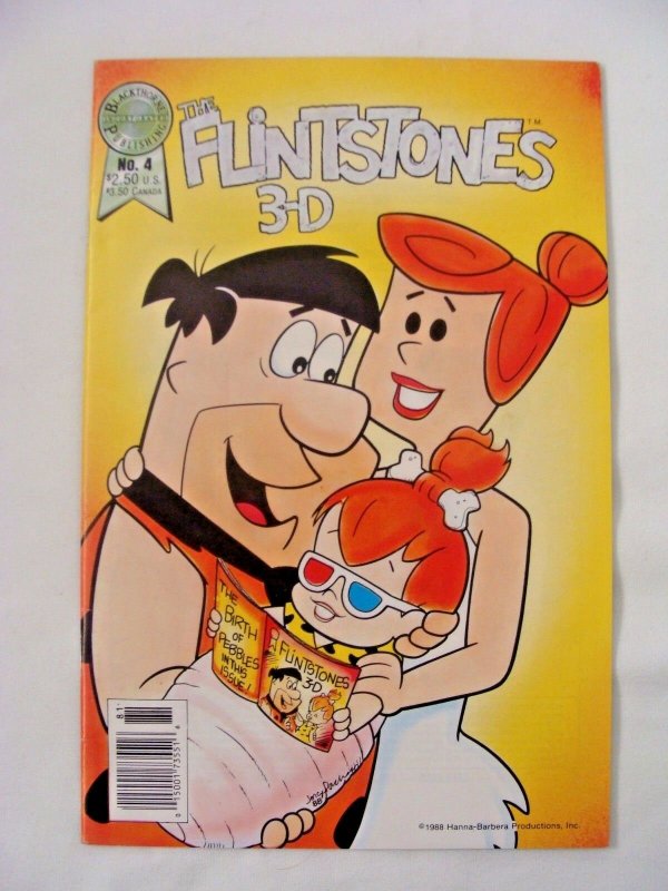 Flintstones 3-D #4 (Feb 1988, Blackthorne Publishing, Inc.)