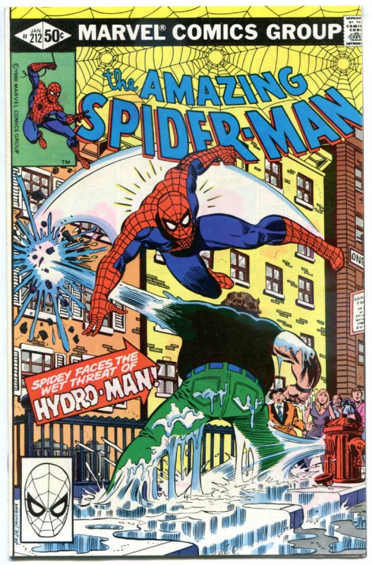 Amazing SPIDER-MAN #212, VF/NM, 1st Hydro-Man, 1963, Romita, more ASM in store