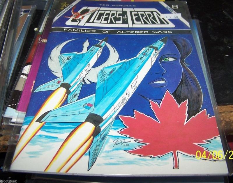 tigers of terra comic # 8 1986  mind visions manga anime  families of alt WAR 