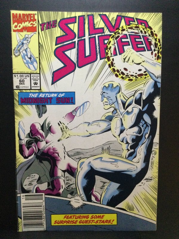 Silver Surfer #60 Newsstand Edition (1991)