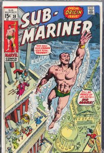 Sub-Mariner #38 (1971) Namor the Sub-Mariner