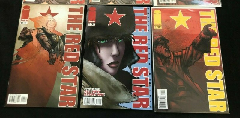 THE RED STAR #1x2, 3-6 6PC LOT (VF) EISNER NOMINATED IMAGE SERIES!! 2001