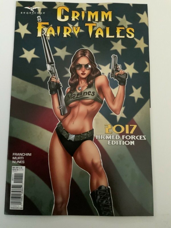 GRIMM FAIRY TALES 2017 ARMED FORCES EDITION SET OF TWO COVERS NM.