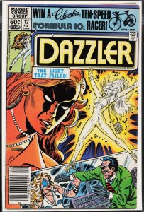 Dazzler #12 Newsstand Edition (1982) Dazzler
