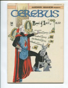 CEREBUS #34 (8.0) THREE DAYS BEFORE!! 1982
