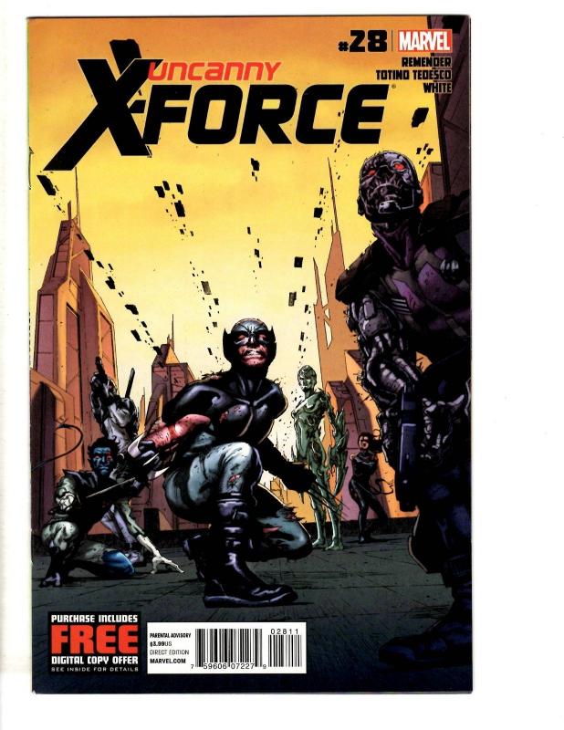 Lot Of 5 Uncanny X-Force Marvel Comic Books # 26 27 28 29 30 X-23 Wolverine MK6