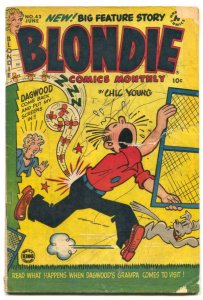 Blondie Comics #43 1952- Harvey Golden Age F/G