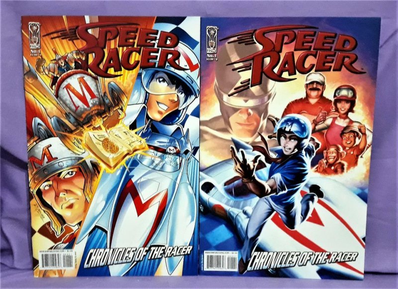 SPEED RACER Chronicles of The Racer #1 A and B Covers (IDW 2008) 