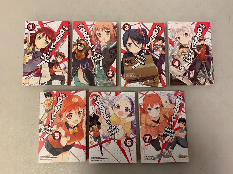 The Devil Is A Part-Timer! Vol 1-15 Paperback Satoshi Wagahara 