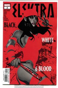 ELEKTRA BLACK WHITE BLOOD (2021 MARVEL) #2 NM G63150