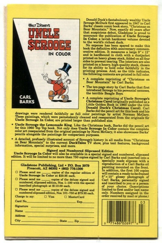 Walt Disney's Donald Duck #262 1988 -Gladstone FN