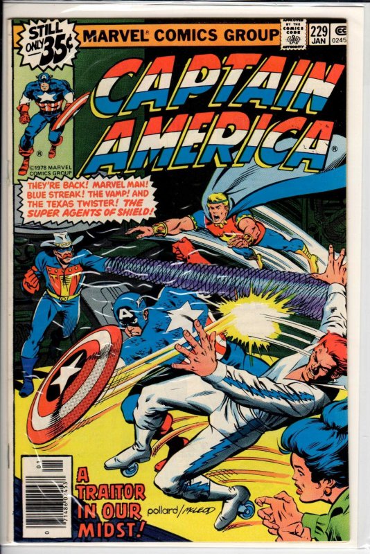 Captain America #229 Regular Edition (1979) 8.5 VF+