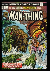 Man-Thing #3 VF+ 8.5 1st Foolkiller!