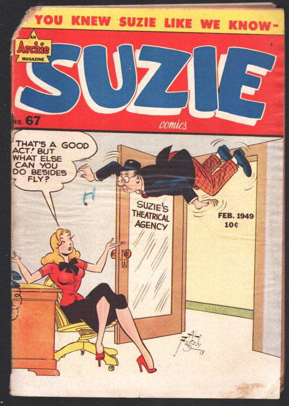 Suzie #67 1948-Archie-Ginger-Katy Keene & Suzie appear-Spicy poses-Fashions-