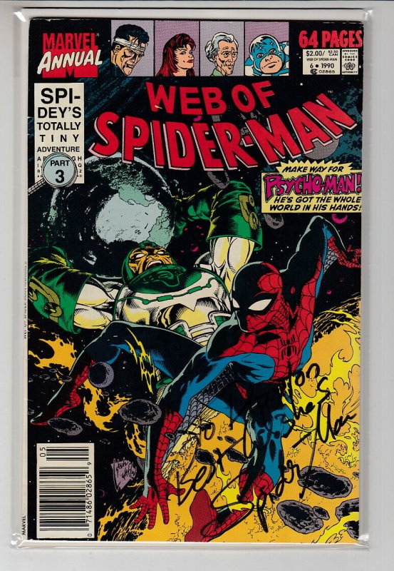 WEB OF SPIDER-MAN ANNUAL (1985 MARVEL) #6 FN- a38252