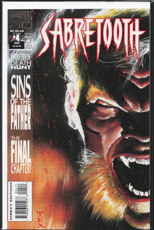 Sabretooth #4 (1993) Sabretooth