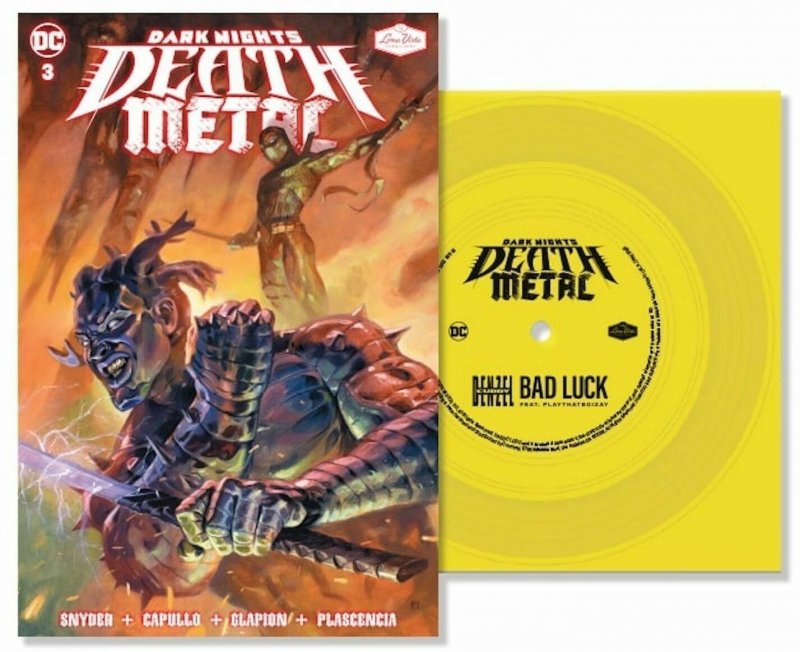 Dark Nights Death Metal #3 Special Edition with Denzel Curry Flexi Single (NM)