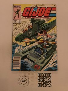 G.I. Joe # 25 FN/VF Marvel Comic Book Duke Destro Cobra Baroness Snake 20 SM7