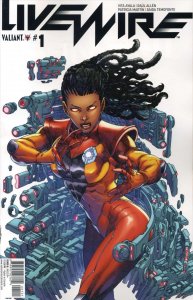 Livewire #1B VF/NM ; Valiant | Afrocentric Super Heroine