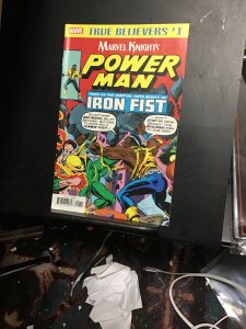 True believers #1 reprints Luke Cage 48 joins Iron Fist! VF/NM. Wow!