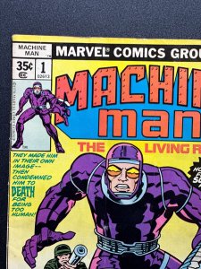 Machine Man #1 (1978) Newsstand 1st Solo - Jack Kirby Art - FN/VF