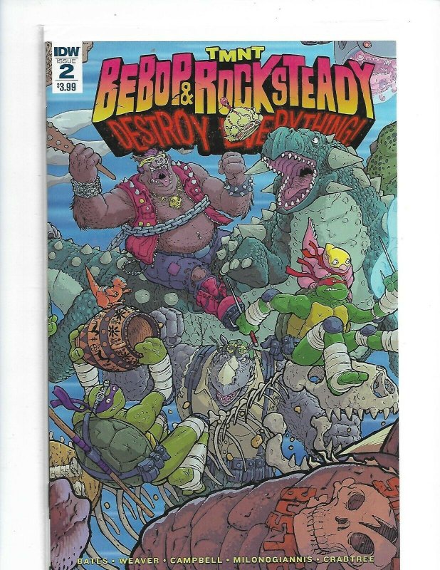 TMNT Bebop & Rock Steady Destroy Everything # 2 ( 2016, IDW) NM  nw122