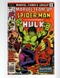 Marvel Team-Up #53 (1977) 1st John Byrne Art on X-MEN Hulk App / ID#961