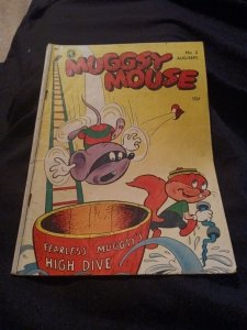 Muggsy Mouse #3 magazine enterprises 1951 Golden Age funny animal comics