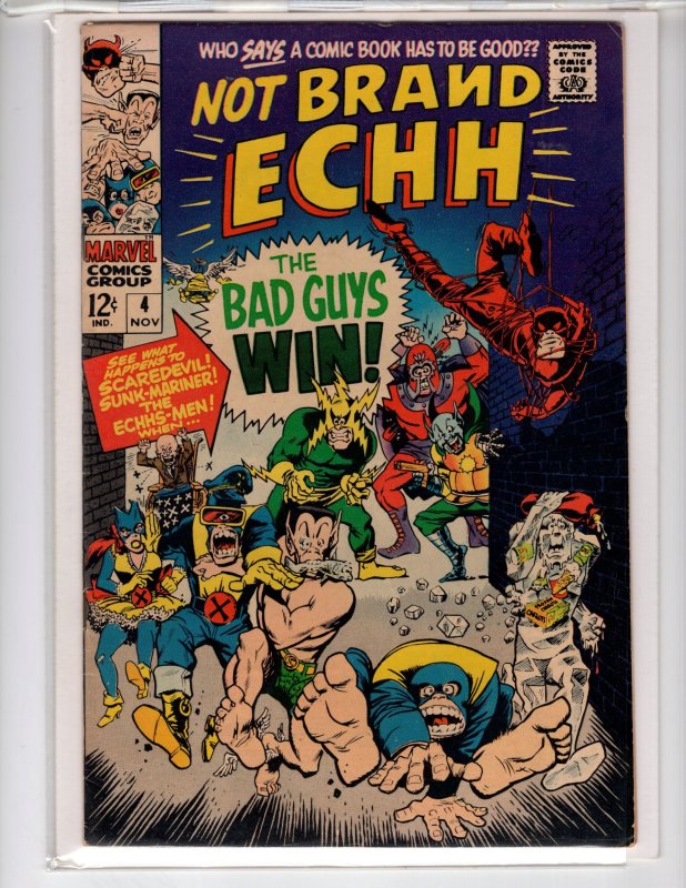 Not Brand Echh #4 (1967)  6.0-6.5  [NSC•ECA12]