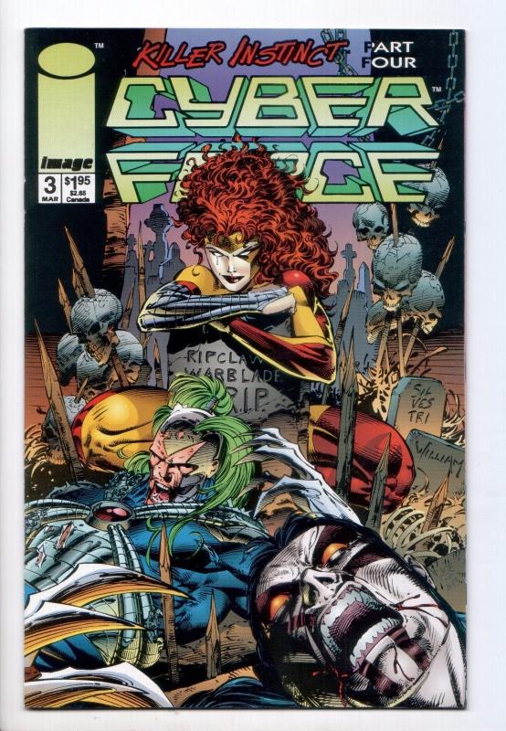 Cyber Force #3 (Image, 1994) VF/NM