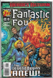 Fantastic Four   vol. 3   # 1 VF (Heroes Return)