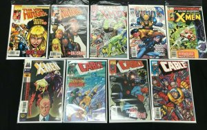 MISC. X-MEN 9PC LOT (VF) NEW MUTANTS #1 INCLUDED!! 1986-88