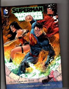 WAR AND PEACE Vol. # 2 Superman Wonder Woman DC Comics Hardcover Book Soule J350