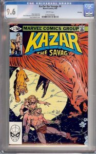 Ka-Zar the Savage #6 (Marvel, 1981) CGC 9.6