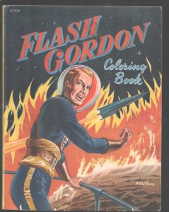 Flash Gordon Coloring Book  #217525 1952-Whitman-Al McWilliams art-Rare-VG+