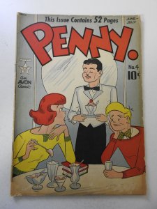 Penny #4 (1948) GD/VG Condition 1 in spine split