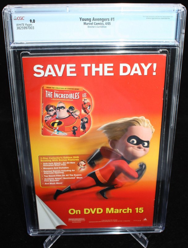 Young Avengers #1 (CGC 9.0) White Pages - 1st App. Young Avengers - 2005